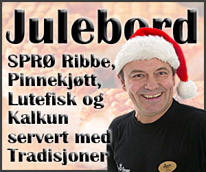 Middagsbuffe søndag 8 oktober.